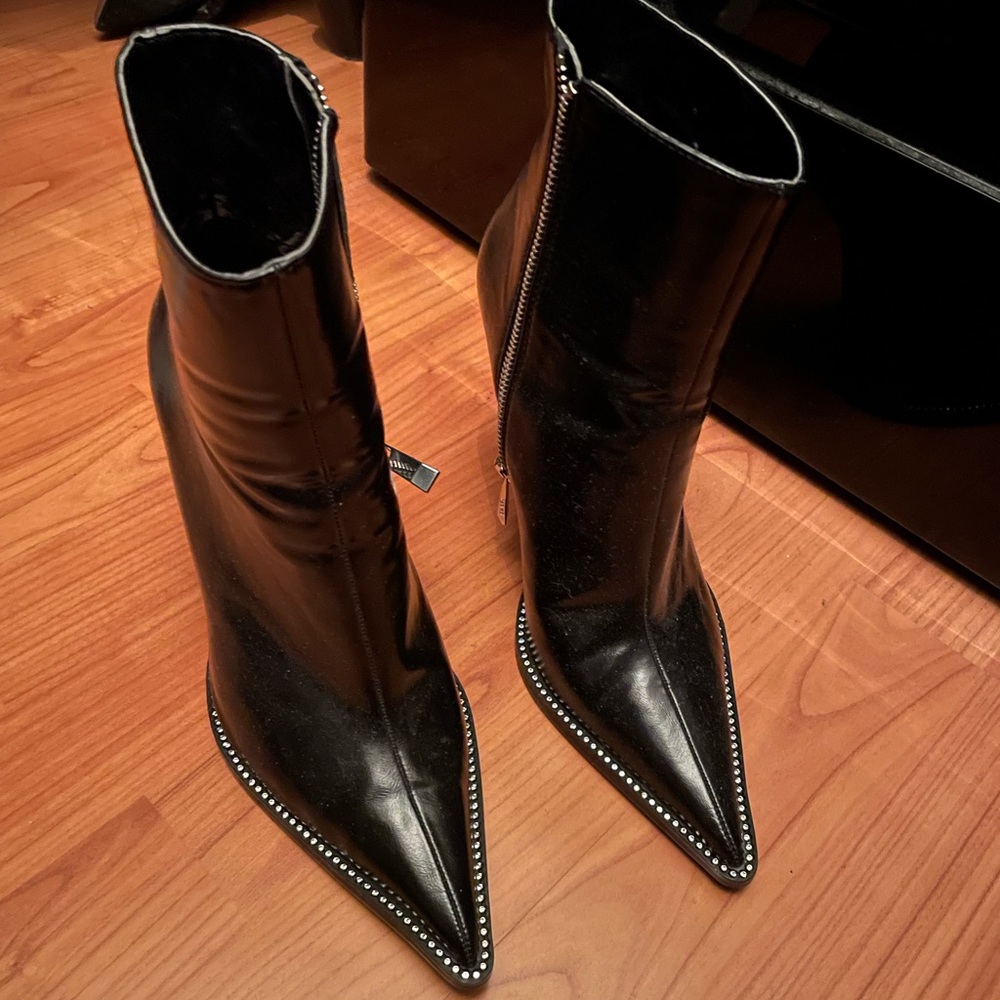 Zara Ankle boots with rhinestones